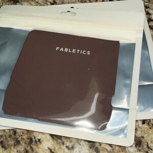 Fabletics No Show Mid-rise Thong in Saddle Brown